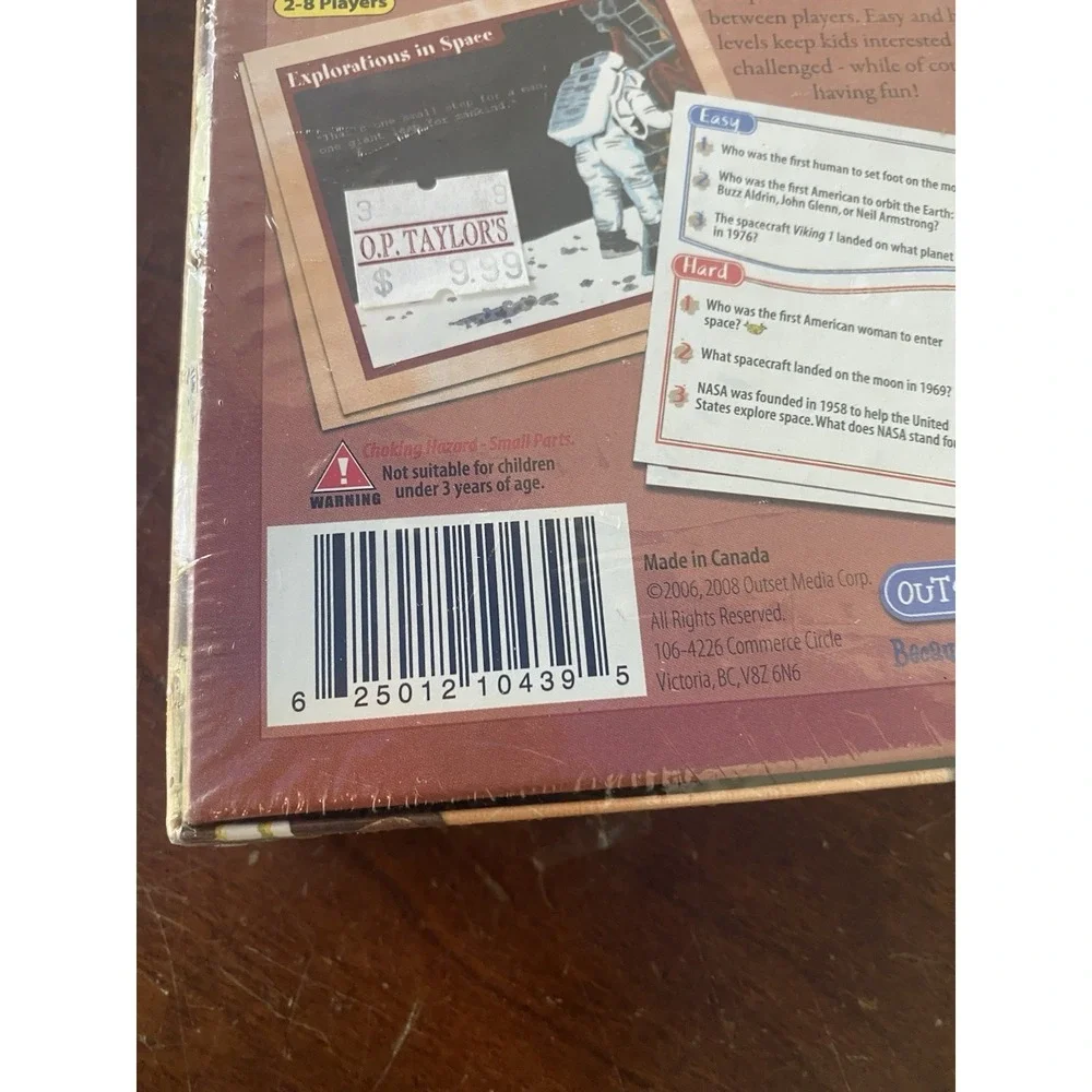 Professor‎ Noggin's Educational Card Game #29 History of the United States New!